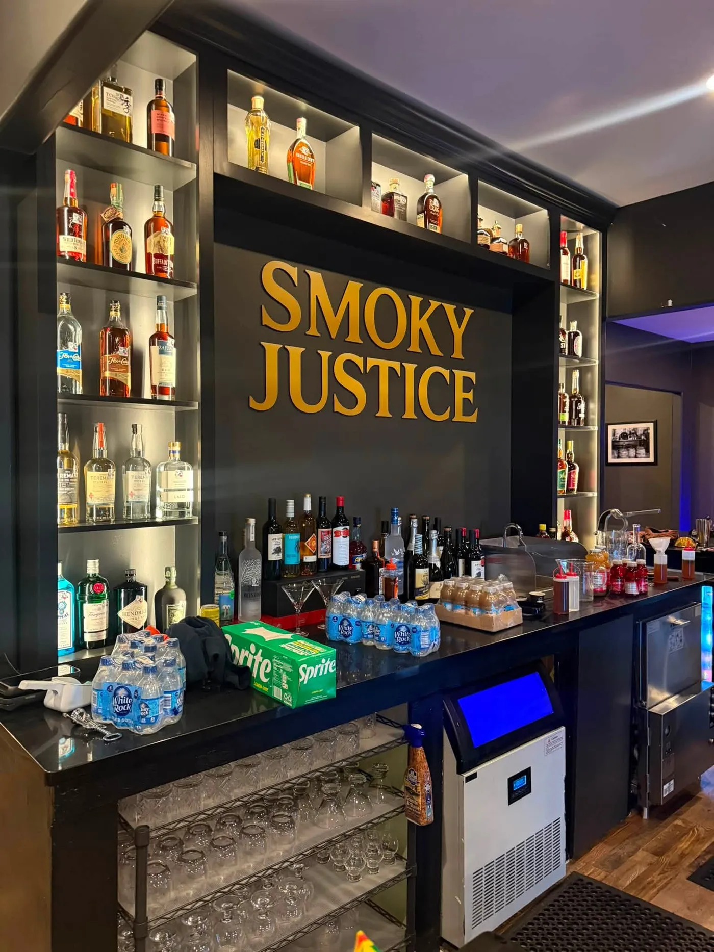 The Smoky Justice bar