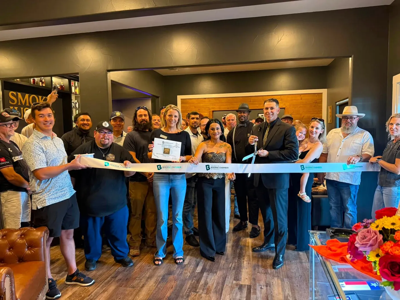Grand opening ribbon cutting